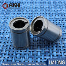 Rodamientos de bolas lineales LM10MG, buje lineal de retenedor de resina de acero inoxidable, eje de 10mm, LMS10UU, LMS10 MG, 1 ud. 2024 - compra barato