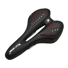 Cycling Mountain Bike Saddle Seat Cushion Hollow Car Seat Silicone Reinforced Shock Absorption Comfort Universal Accessories 2024 - buy cheap