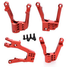 4pcs/set Metal Front & Rear Shock Tower Mount with Screws for 1/10 RC Axial SCX10 II 90046 90047 RC Accessories 2024 - buy cheap