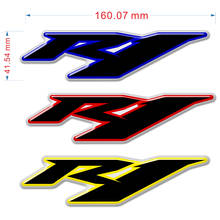 Motorcycle Stickers 3D Decals For Yamaha R1 YZF-R1 YZF 1000 Logo Badge Label Emblem Fairing Body Tank Pad 2017 2018 2019 2020 2024 - buy cheap