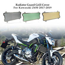 Aluminum Radiator Guard Grill Cover Mesh Protector for Kawasaki Z650 ER6N Ninja 650  2017 2018 2019 2024 - buy cheap