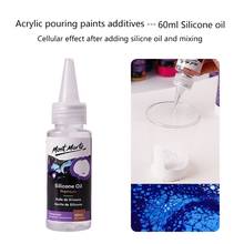 60ML Pigment Acrylic Paint Pouring Medium Silicone Oil for artist DIY Art Supply U4LD 2024 - buy cheap