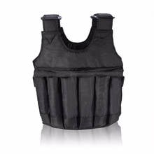 Adjustable Fitness Weighted Vest 20kg 50kg Exercise Training Fitness Jacket Gym Workout Boxing Waistcoat Fitness Equipment 2024 - buy cheap