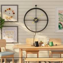 Relógio de parede moderno com design europeu simples, decoração para casa, escritório, presentes e artesanatos, ornamentos 2024 - compre barato