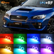Для Subaru Impreza WRX sti 2015 2016 2017 RF remote Bluetooth App многоцветный ультра яркий RGB комплект светодиодов «глаза ангела» halo rings 2024 - купить недорого