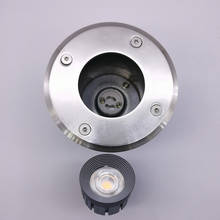 Светодиодный наземный светильник 7 Вт GU10 водонепроницаемый IP68 наружный утопленный наземный светильник подземный напольный светильник AC85-265V s 2024 - купить недорого