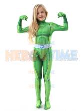 Sam Totally Spies Kids Halloween Costume 3D Print High Quality Spandex Superhero Cosplay Zentai Bodysuit Freeshipping 2024 - buy cheap