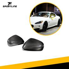 Dry Carbon Fiber Car Rear View Mirror Cover Cap for Maserati GT GTS GC 2008 - 2012 Side Mirror Cover Shell Case Add On Style 2024 - buy cheap