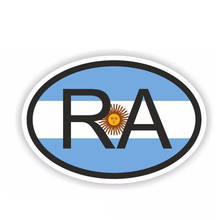 Argentina RA Country Creative Car Sticker Accessories Vinyl PVC 11cm*7cm Motorcycle Waterproof Windshield Car Styling Decal 2024 - buy cheap