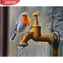 HUACAN DIY Painting By Number Bird Hand Painted Paintings Art Drawing On Canvas Gift Pictures By Numbers Animal Kits Home Decor 2024 - buy cheap