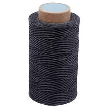 Imzay Dark Gray - 284Yards Leather Sewing Waxed Thread-Practical Long Stitching Thread For Leather Craft,Bookbinding 2024 - buy cheap