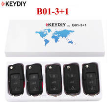 5 PCS, KEYDIY 3+1 Buttons Universal Remote Control Key B-Series for KD-X2 KD MINI KD900 KD900+,URG200 ,4 Buttons for B01-3+1 2024 - buy cheap