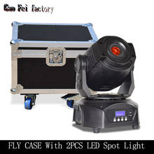 Availability Of The Flight Cases Led Spot Moving Head Light 90W Super Bright DMX Mobile Lyre Gobo Projector Effect For Stage DJ 2024 - buy cheap
