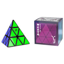 QiYi MoYu YuXin YJ Pyramid Magic Cube Threelayer Professional Competition Triangle Toy Speed Puzzle Educational Gift Cubo Magico 2024 - buy cheap