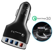 Portable QC 3.0 Quick Charge 4 USB Ports Car  Lighter Charger Adapter 2024 - buy cheap