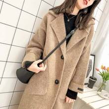 Long  Faux Mink Fur Coat Woman Cardigan Jacket 2024 - buy cheap