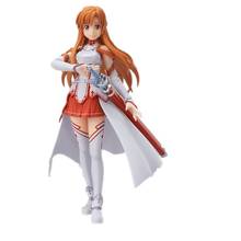 Аниме Figma фигурка Sword Art Online SAO Yuuki Asuna Figma 178 ПВХ фигурка Коллекционная модель детские игрушки куклы подарки 14 см 2024 - купить недорого