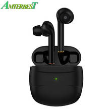 AMTERBEST J3 TWS Bluetooth наушники V5.0 Беспроводные спортивные водонепроницаемые наушники с сенсорным управлением HD стерео гарнитуры 2024 - купить недорого