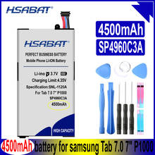 HSABAT SP4960C3A 4500mAh Battery for Samsung Galaxy Tab 7.0 7" P1000 P1010 GT-P1000 GT P1010 Tablet Batteries 2024 - buy cheap