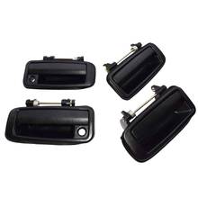 4 pces (frente traseira esquerda direita) fora exterior maçaneta da porta para toyota corolla 1988-1992 69210-12110 69220-12110 2024 - compre barato