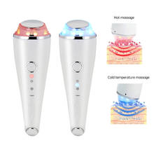 Martillo frío y caliente de crioterapia ultrasónica, rejuvenecimiento de la piel, luz LED de fotones, vibración para estiramiento Facial y ocular, máquina de belleza Facial 2024 - compra barato