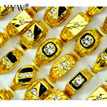 100 шт./кор. винтажные кольца для мужчин и женщин модные круглые массивные кольца в стиле панк Свадебные ювелирные изделия вечерние подарки Размер США 5-10 2024 - купить недорого