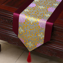 Toalha de mesa estilo europeu de cetim com estampa floral, toalha têxtil para decoração de casa, hotel e casamento, novo, 2020 2024 - compre barato