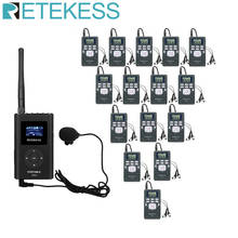 Retekess FT11 FM Transmitter+15Pcs FM Radio Receiver PR13 Wireless Voice Transmission System For Guiding Church Meeting Training 2024 - buy cheap