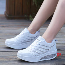 Women Wedge Platform Shoes Leathervibrant balancin Sports Shoes Shock-Absorb Kangoo Jump Sneakers  Soft Body Shaped  Woman shoes 2024 - купить недорого