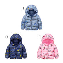 New Jacket Coat Baby Girls Boys Parka Kids Jacket Hood Winter  Warm Children Jacket Spring Fall Toddler Outerwear 1-7 Year 2024 - buy cheap