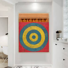 Citon Jasper Johns 》 мишень с четырьмя лицами 》 картина маслом на холсте художественный постер картина настенное украшение домашний декор 2024 - купить недорого