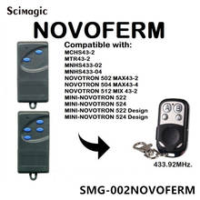 Remote Control 433MHz Rolling Code for NOVOFERM MINI-NOVOTRON 522 524 / 522 Design / 524 Design Garage Command 2024 - buy cheap