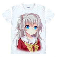 Camiseta de impressão de charlotte tomori nao otosaka yuu yusa nishimori cosplay engraçado t camisas topos verão streetwear t camisas engraçadas 2024 - compre barato