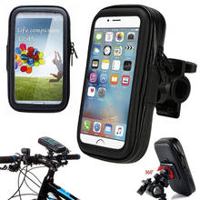 Waterproof Motorcycle Phone Holder Bike Mobile Support Bag for Samsung Note 10 Plus S9 S8 GPS Cell Phone Mount Stand Universal 2024 - buy cheap