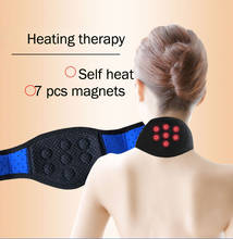 Tourmaline Self heating Neoprene Neck Support Brace Magnetic Therapy Wrap Protect Band Tourmaline Heating Pads Neck  Massage 2024 - buy cheap