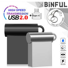 BiNFUL Super Mini Metal Usb Flash Drive 2.0 Pen Drive 4GB 8GB 16GB 32GB 64GB Pendrive Portable Memory Stick U Disk Free Shipping 2024 - buy cheap