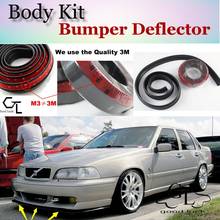 Bumper Lip Deflector Lips For Volvo S70 1996~2019 Front Spoiler Skirt For TopGear Fans Car Tuning View / Body Kit / Strip 2024 - buy cheap