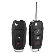 Car Black ABS Smart Remote Key Keyless Remote Flip Car Key Fob Fit  for Ford 2015 2016 2017 2018 2019 F-150 F-250 F-350 5923667 2024 - buy cheap