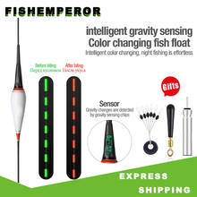 Boia de pesca luminosa com sensor de gravidade, luz noturna para lembrancinhas de pesca com botão cr425 2024 - compre barato