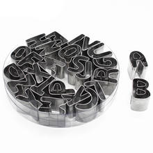 Stainless Steel Alphabet Letter Cookie Cutters Mold Biscuit Number Cutter Set Cake Decorating Moulds Fondant Cutter Set 2024 - buy cheap