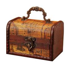 Portable Antique Wooden Sakura Narcissus Jewelry Holder Organizer Trinket Storage Box Organizador De Joyas Female Gift 2024 - buy cheap