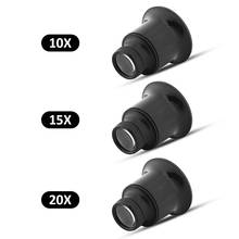 10X 15X 20X Magnifier Eye Loupe Monocular Magnifying Double Glass Loupe Lens Watchmaker Jeweler Jewelry Watch Repair Tool 2024 - buy cheap