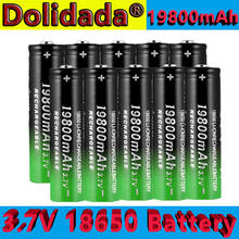New 18650 Li-Ion battery 19800mah rechargeable battery 3.7V for LED flashlight flashlight or electronic devices batteria 2024 - buy cheap