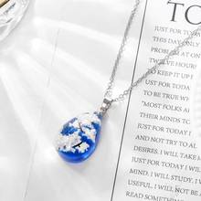 BOEYCJR Летающий орел голубое небо и белые облака смола кулон ожерелье Модные украшения новый дизайн ожерелье для женщин 2024 - купить недорого