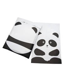 500 шт милые панда динозавр Фламинго поли почтовые пакеты Одежда Пакет Курьерская сумка пластиковый конверт 2024 - купить недорого