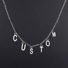 Custom Letters Necklace for Women Customize Your Name Necklace Personalized Stainless Steel Letter Nameplate Gift Kpop Jewelry 2024 - buy cheap