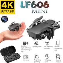 LF606 мини-Дрон с 4K HD камерой, складные дроны, возврат одной кнопкой FPV Quadcopter Follow Me RC вертолет Quadrocopter детские игрушки 2024 - купить недорого