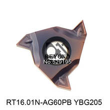 Original RT16.01N-AG60PB YBG205 16IR Carbide Inserts Lathe Cutter Tools Turning Toolholder Threading Insert 2024 - buy cheap