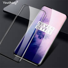 1 piezas para Oneplus 7 Pro cristal completo pegamento curvado Protector de pantalla película protectora para Oneplus 7 Pro vidrio para oneplus 7 Pro película 2024 - compra barato