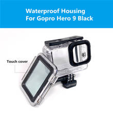 60M Waterproof Housing Touch Screen Protective Shell For GoPro HERO 9 Black Anti-drop Protection Case For Go Pro Sports Camera 2024 - buy cheap